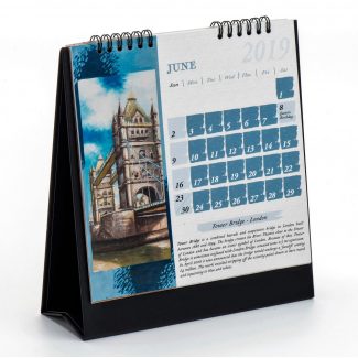united kingdom desk calendar 2