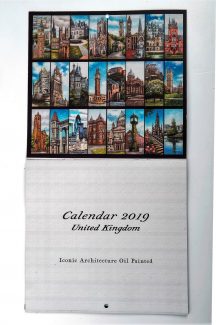 united kingdom wall calendar 1